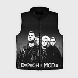 Женский жилет Depeche Mode: mono, цвет: 3D-черный