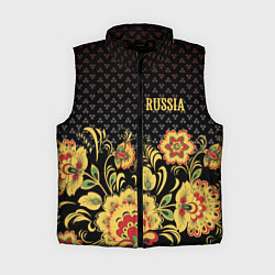 Женский жилет Russia: black edition, цвет: 3D-черный