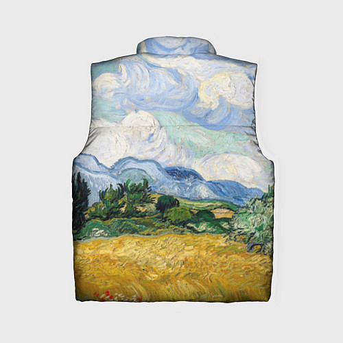 Женский жилет Ван Гог Картина / 3D-Черный – фото 2