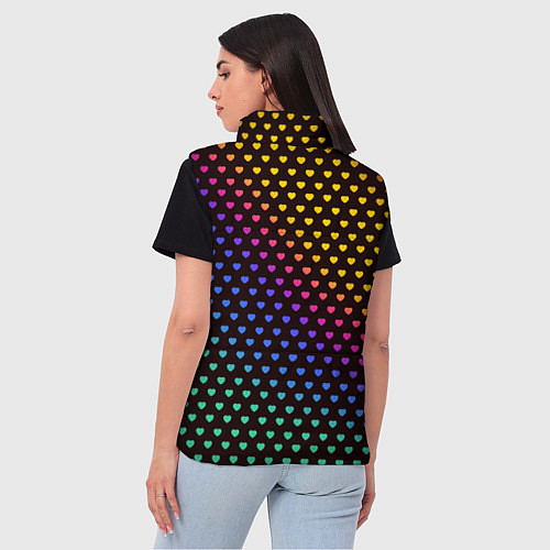 Женский жилет Pop art / 3D-Красный – фото 4