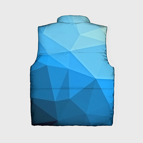 Женский жилет Geometric blue / 3D-Красный – фото 2