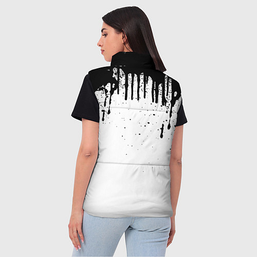 Женский жилет Нефть / 3D-Красный – фото 4