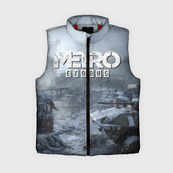 Женский жилет Metro Exodus: Cold Winter, цвет: 3D-красный