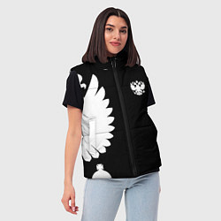 Женский жилет Russia - Black collection, цвет: 3D-светло-серый — фото 2