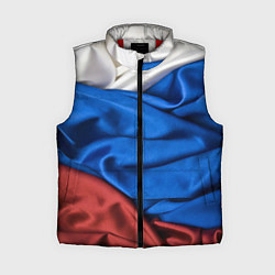Женский жилет Российский Триколор