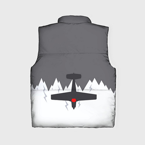 Женский жилет Foo Fighters: Learn to fly / 3D-Красный – фото 2