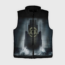 Женский жилет HIM: Devil Castle, цвет: 3D-черный