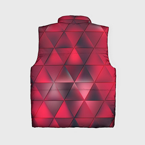 Женский жилет Dark Red / 3D-Светло-серый – фото 2