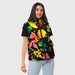 Женский жилет Осень, цвет: 3D-красный — фото 2