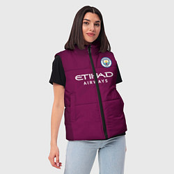 Женский жилет Man City FC: Away 17/18, цвет: 3D-светло-серый — фото 2