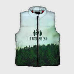 Женский жилет I'm from Siberia