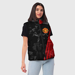 Женский жилет FC Manchester United: Abstract, цвет: 3D-черный — фото 2