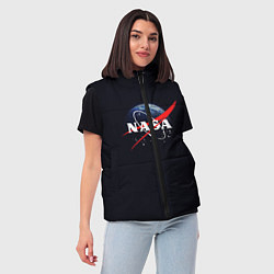 Женский жилет NASA: Black Space, цвет: 3D-светло-серый — фото 2