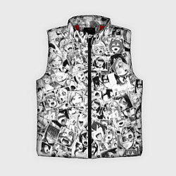 Женский жилет Ahegao: Black & White