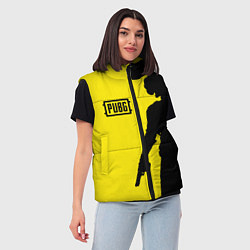 Женский жилет PUBG: Yellow Shadow, цвет: 3D-красный — фото 2