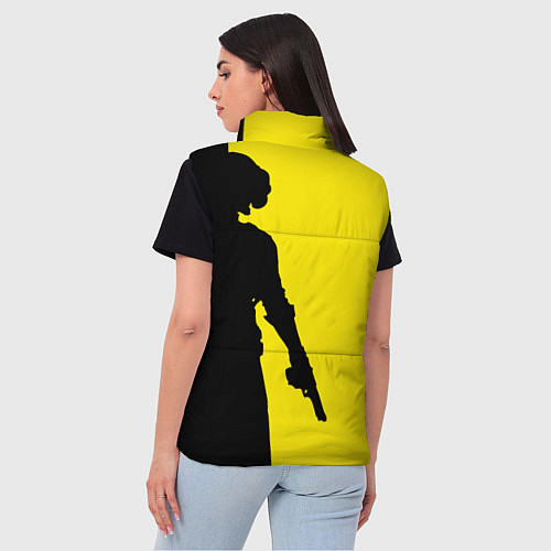 Женский жилет PUBG: Yellow Shadow / 3D-Красный – фото 4