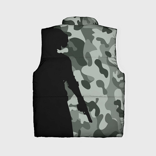 Женский жилет PUBG: Camo Shadow / 3D-Черный – фото 2