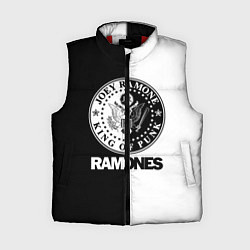 Женский жилет Ramones B&W, цвет: 3D-красный