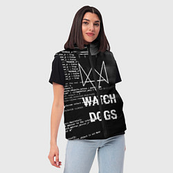 Женский жилет Watch Dogs: Hacker, цвет: 3D-светло-серый — фото 2