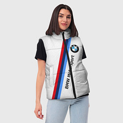 Женский жилет BMW Motorsport: White Carbon, цвет: 3D-черный — фото 2