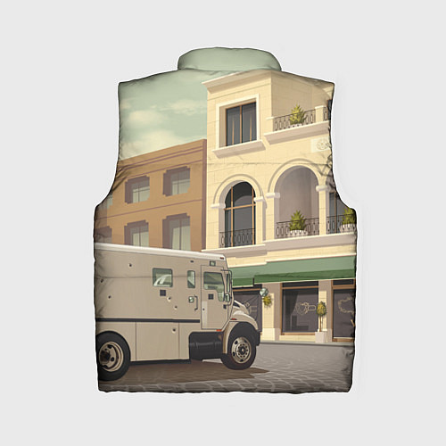 Женский жилет GTA V: Michael / 3D-Красный – фото 2