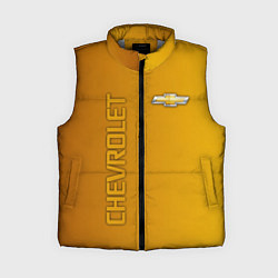 Женский жилет Chevrolet желтый градиент