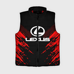 Женский жилет Lexus: Red Anger, цвет: 3D-красный