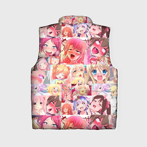 Женский жилет Ahegao / 3D-Красный – фото 2