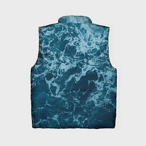 Женский жилет Грот: Синий мрамор / 3D-Черный – фото 2