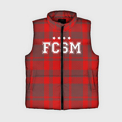 Женский жилет Футбольная клетка