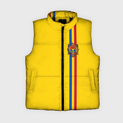 Женский жилет Молдавия: лента с гербом, цвет: 3D-черный