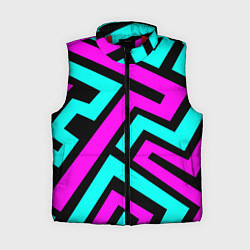 Женский жилет Maze: Violet & Turquoise, цвет: 3D-красный