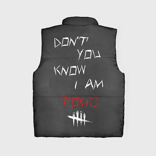 Женский жилет I am TOXIC / 3D-Черный – фото 2