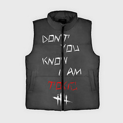 Женский жилет I am TOXIC, цвет: 3D-черный