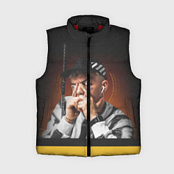 Женский жилет Allj: Off White, цвет: 3D-красный