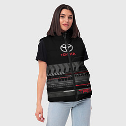 Женский жилет Toyota TRD, цвет: 3D-светло-серый — фото 2