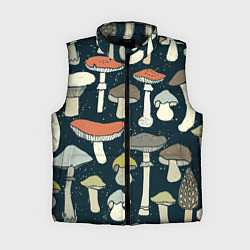 Женский жилет Грибной лес