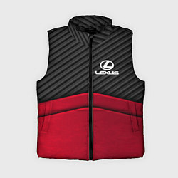 Женский жилет Lexus: Red Carbon, цвет: 3D-черный