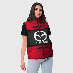 Женский жилет Mazda Sport, цвет: 3D-красный — фото 2