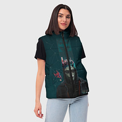 Женский жилет Mr. Robot, цвет: 3D-красный — фото 2