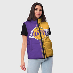 Женский жилет NBA: LA Lakers, цвет: 3D-черный — фото 2