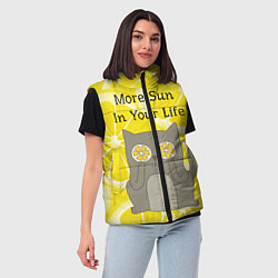 Женский жилет More Sun In Your Life, цвет: 3D-светло-серый — фото 2