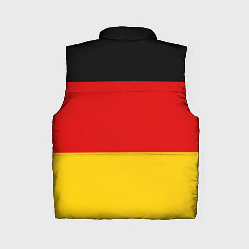 Женский жилет Немецкий футбол / 3D-Черный – фото 2