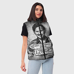 Женский жилет Пабло Эскобар, цвет: 3D-черный — фото 2