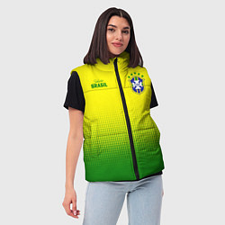 Женский жилет CBF Brasil, цвет: 3D-черный — фото 2