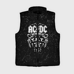 Женский жилет AC/DC: Run For Your Life, цвет: 3D-черный