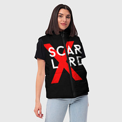 Женский жилет Scarlxrd Logo, цвет: 3D-черный — фото 2