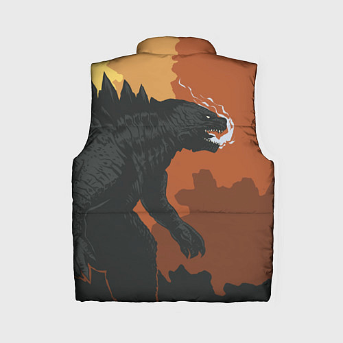 Женский жилет Godzilla: Monster Smoke / 3D-Черный – фото 2