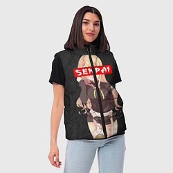Женский жилет Senpai Baby, цвет: 3D-черный — фото 2