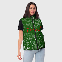 Женский жилет E=mc2: Green Style, цвет: 3D-красный — фото 2